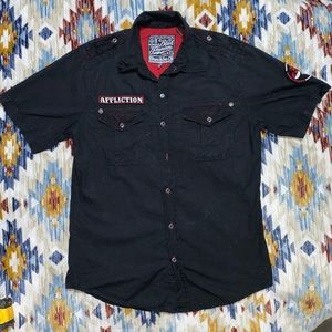 Affliction Button Down Shirt